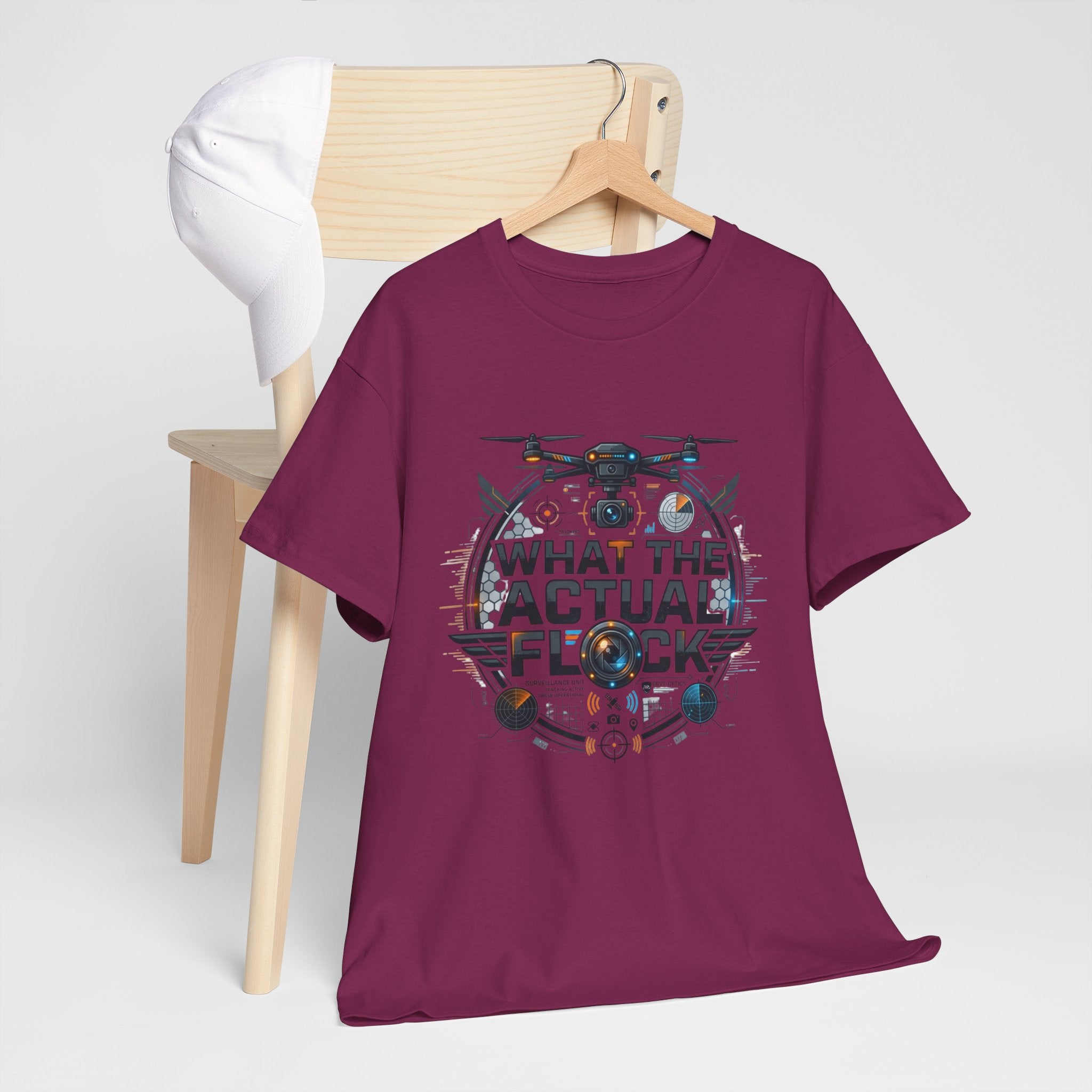Drone ‘What The Actual Flock’ Tee — Funny Drone Pilot Shirt