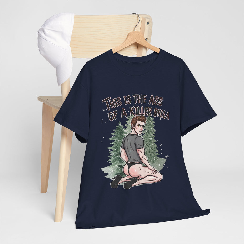 Funny Vampire Movie Parody Ass Graphic Tee | Retro Horror Nostalgia
