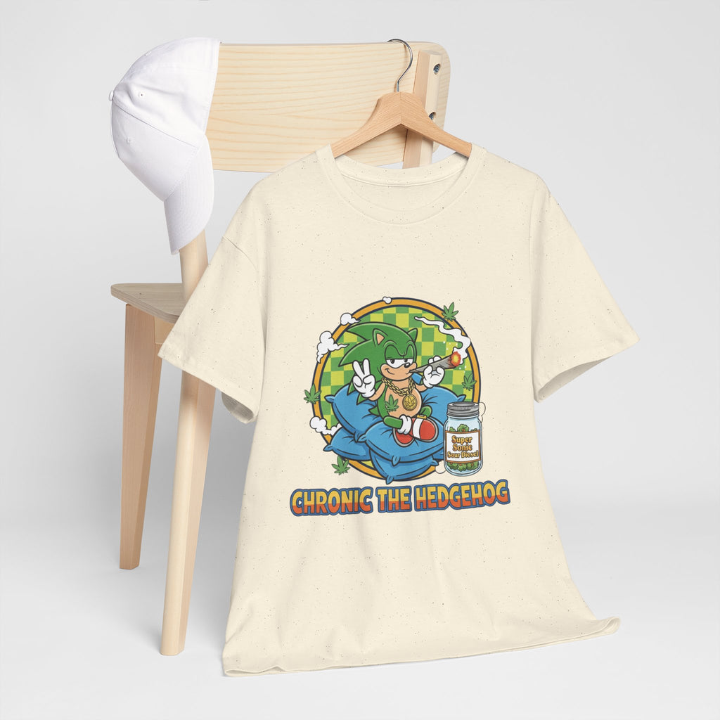Chronic the Hedgehog Retro Game Parody T-Shirt