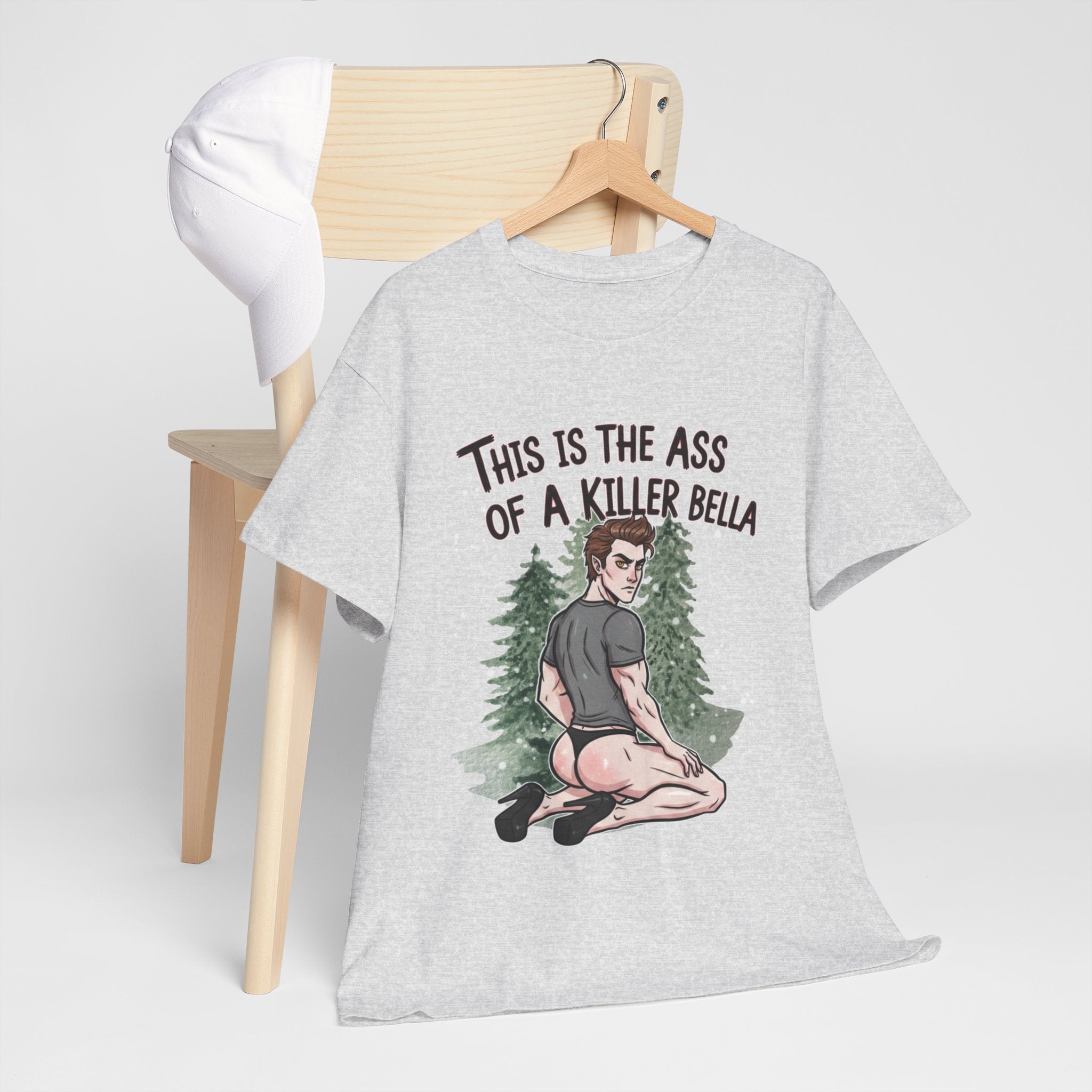 Funny Vampire Movie Parody Ass Graphic Tee | Retro Horror Nostalgia