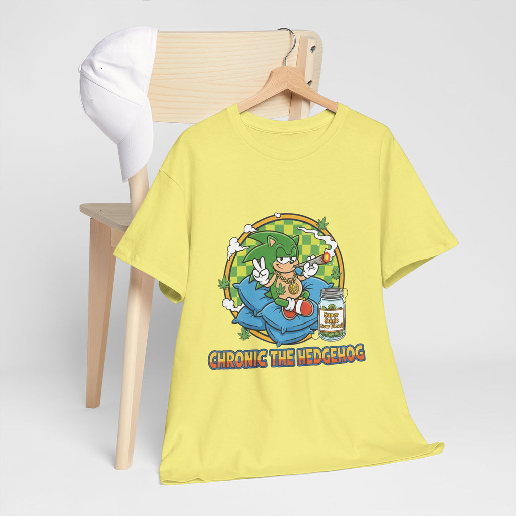 Chronic the Hedgehog Retro Game Parody T-Shirt
