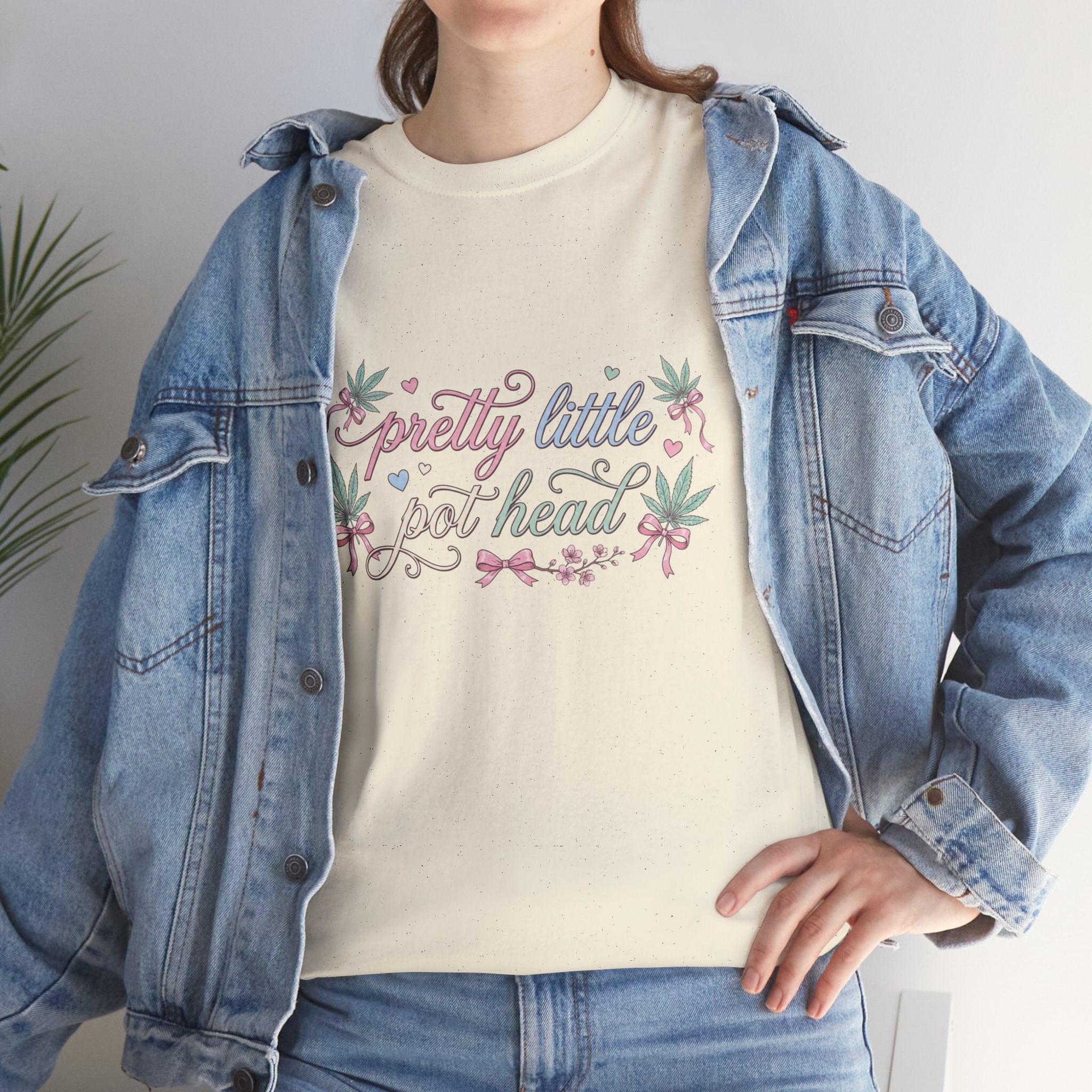 Pretty Little Pot Head Floral Script Tee