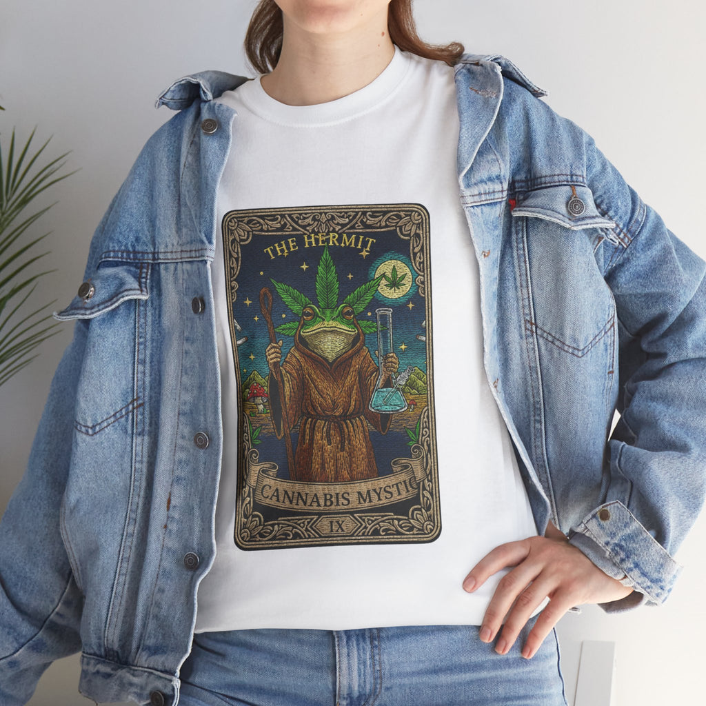 420 Mystic Hermit Tarot Tee | Psychedelic Plant Art