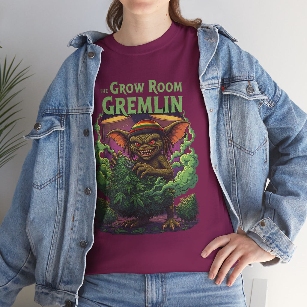 Plant Monster Illustration Grow Room T-Shirt | Stoner Cartoon Nostalgic Tee