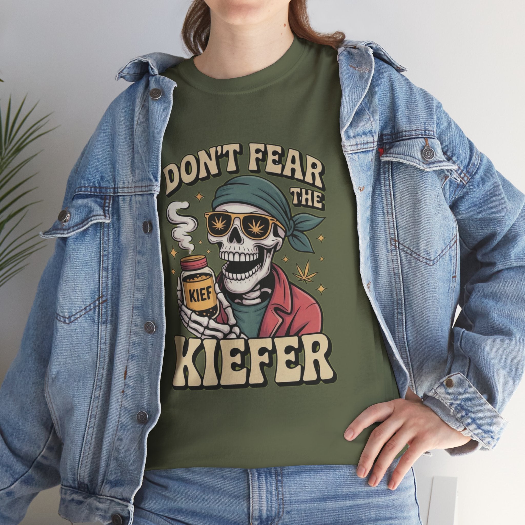 Don’t Fear the Kief Skeleton Tee | Funny Stoner Graphic Shirt