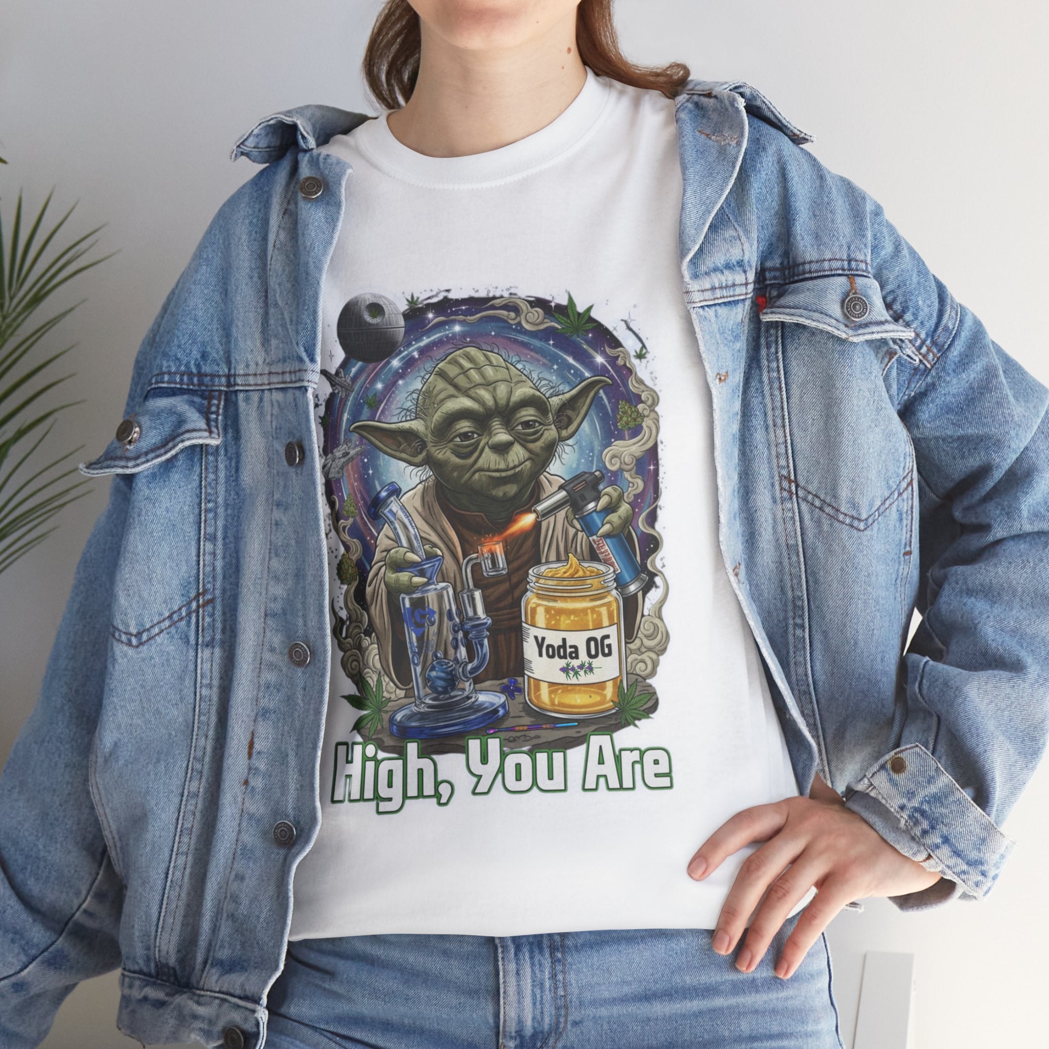 High You Are Space Wizard Tee | 420 Stoner Parody, Retro Nostalgic Graphic