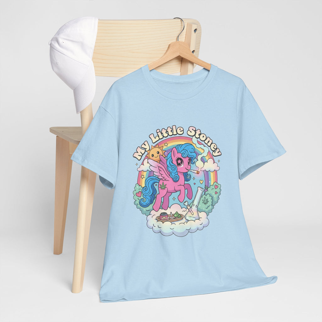 Stony Pony Parody Shirt | 80s Retro Cartoon Stoner Tee