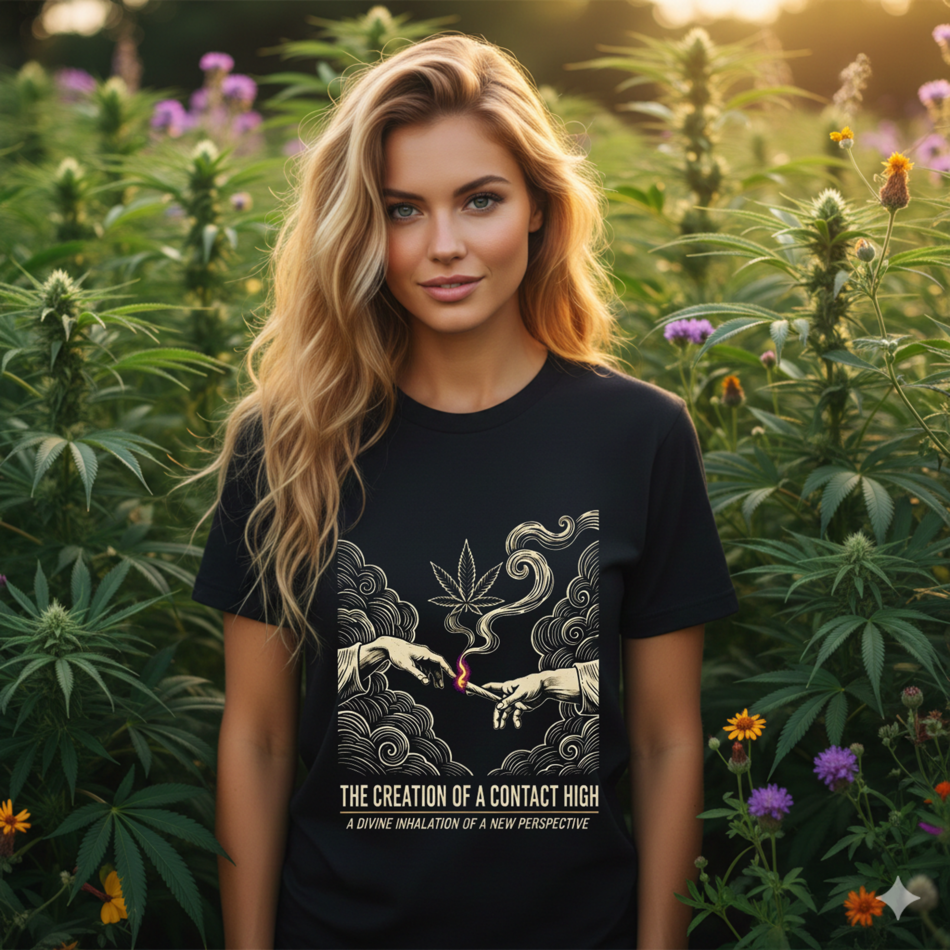 Stoner Creation Parody Tee | 420 Art-Inspired Graphic T-Shirt