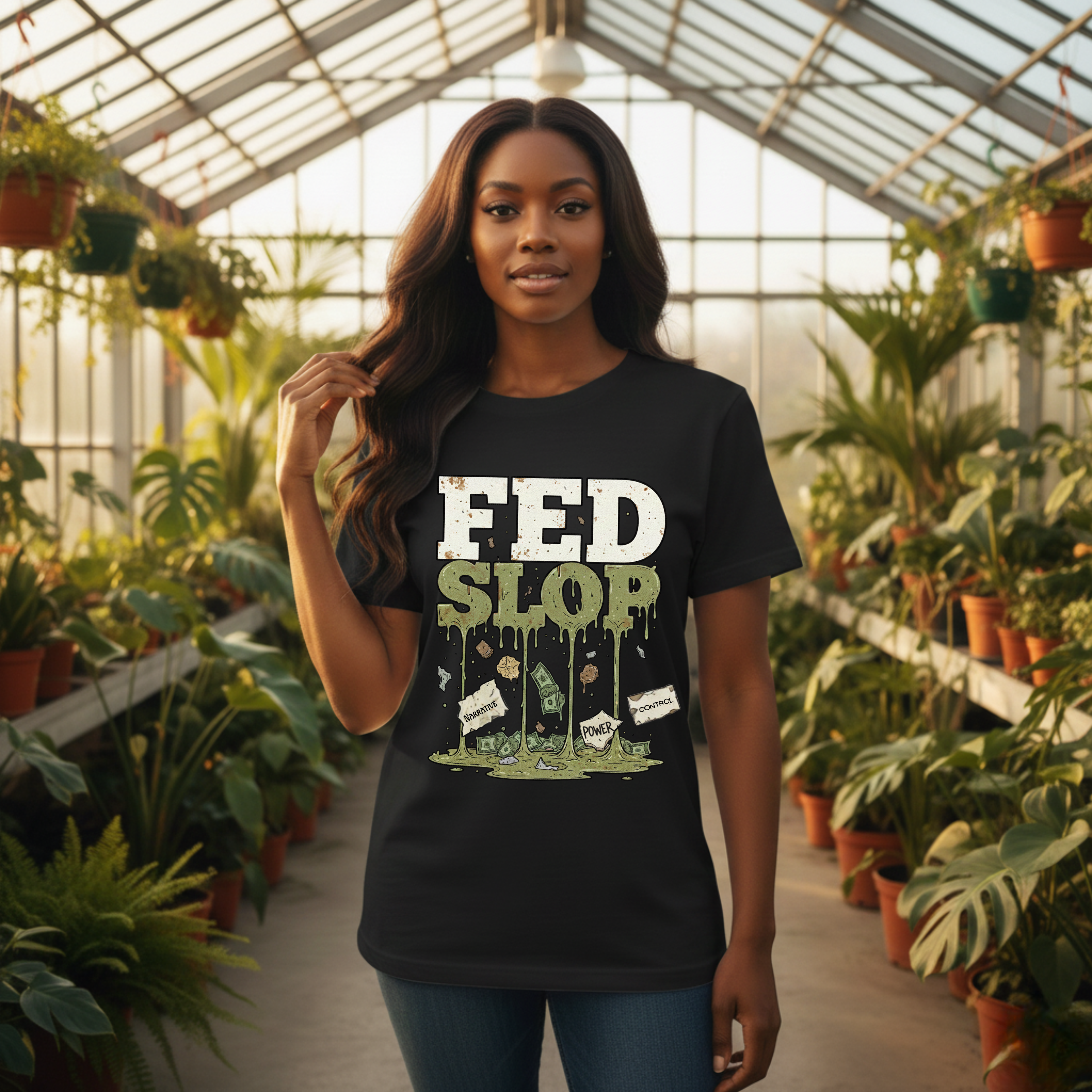 Fed Slop Military MRE Mess Hall Vintage Grunge T-Shirt | Conspiracy Critical Thinking