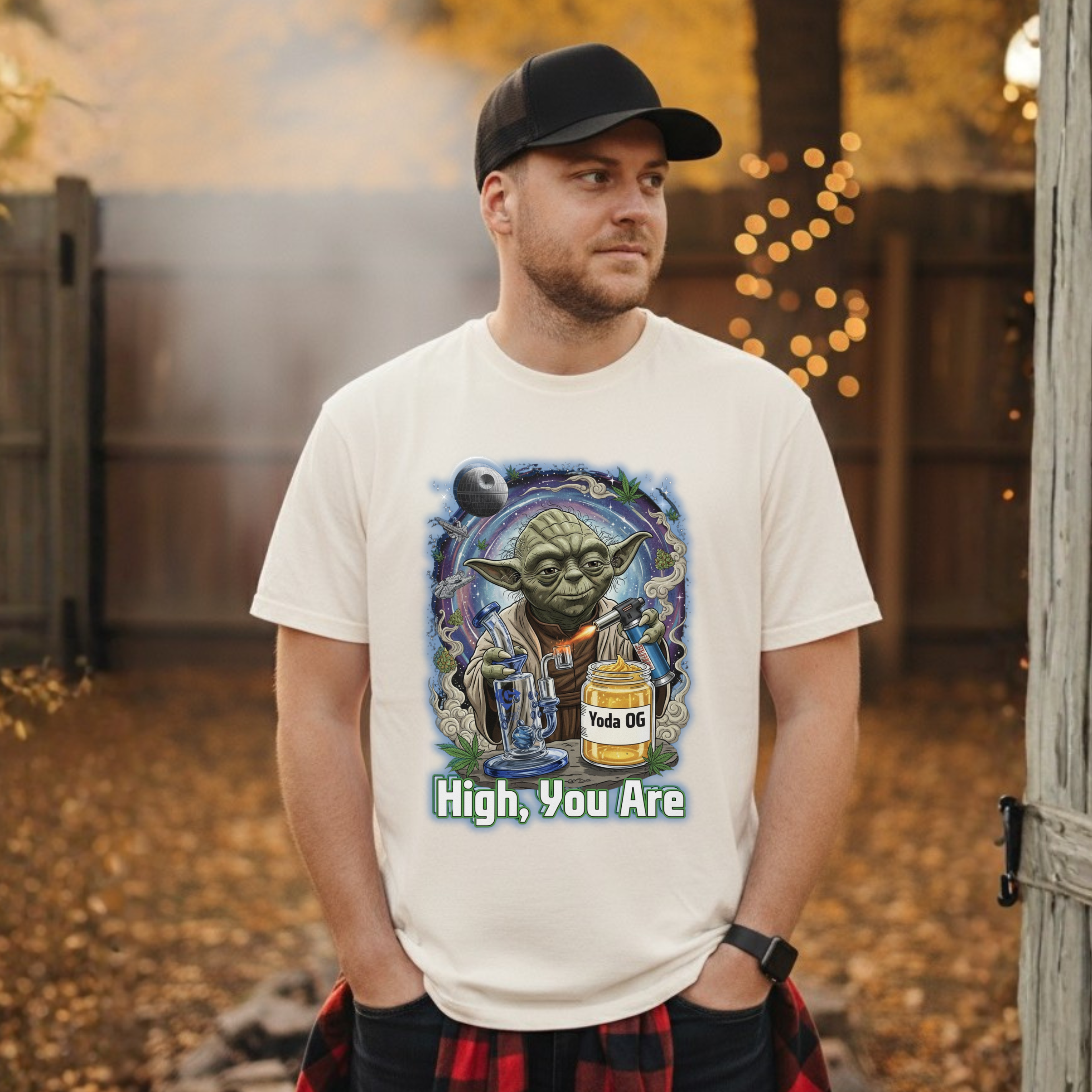 High You Are Space Wizard Tee | 420 Stoner Parody, Retro Nostalgic Graphic