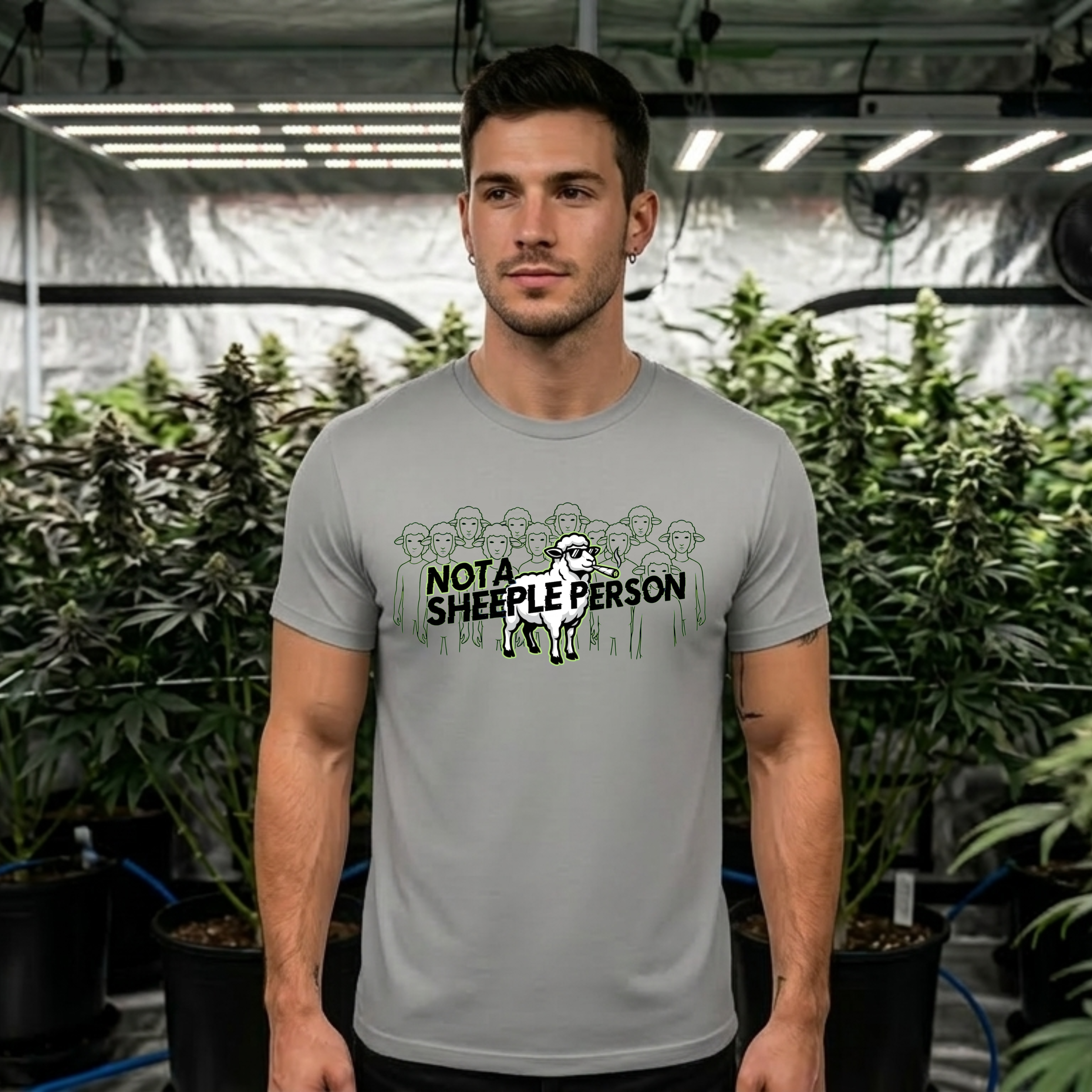 Not a Sheeple T‑Shirt — Anti‑Conformity / No NPC Graphic Tee