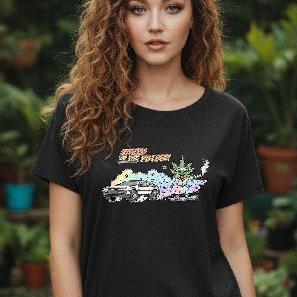 Baked To the Future- Stoner Movie Parody Tee