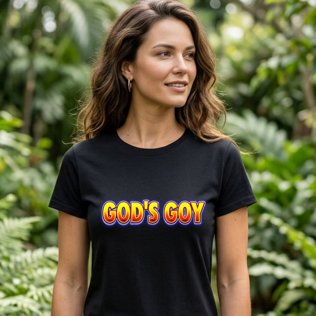"GOD'S GOY" Bold Retro Graphic Tee