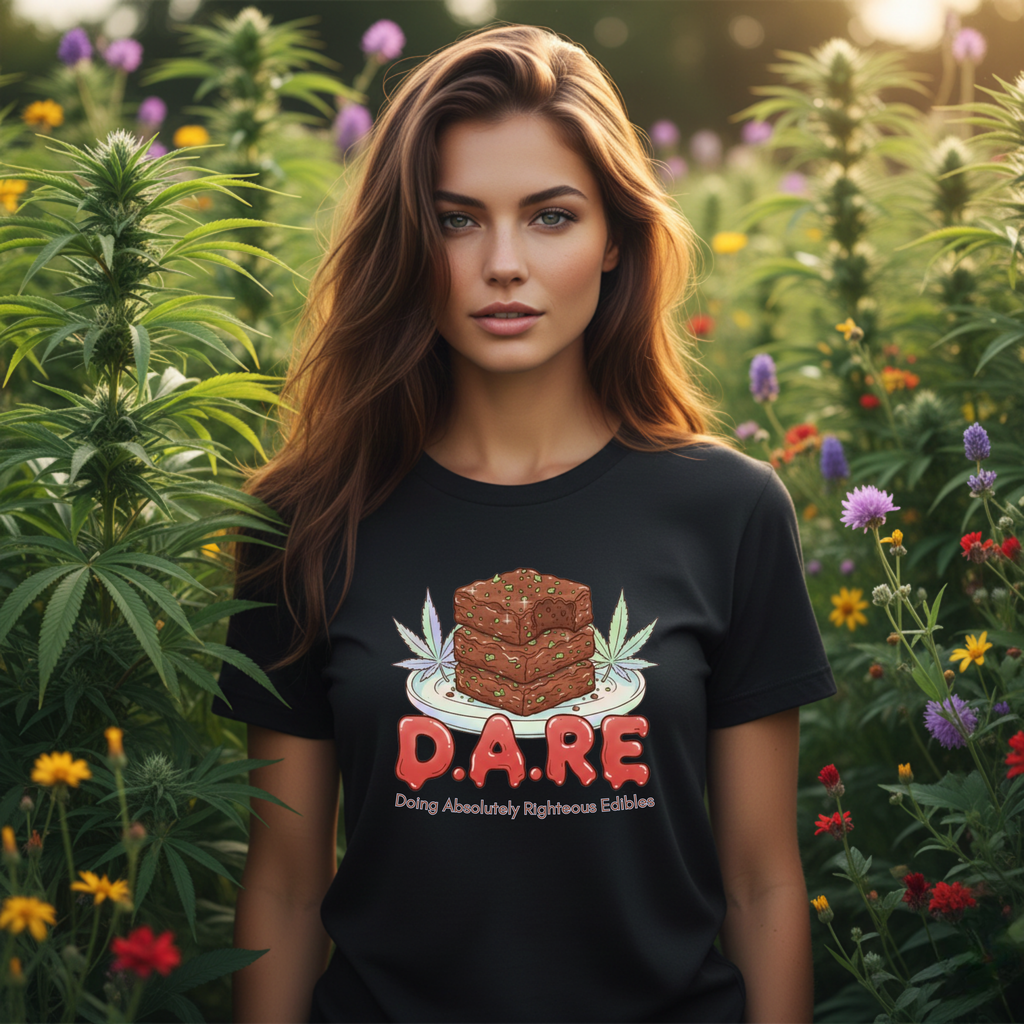 DARE Parody Nostalgic Tee- Funny Stoner Tee