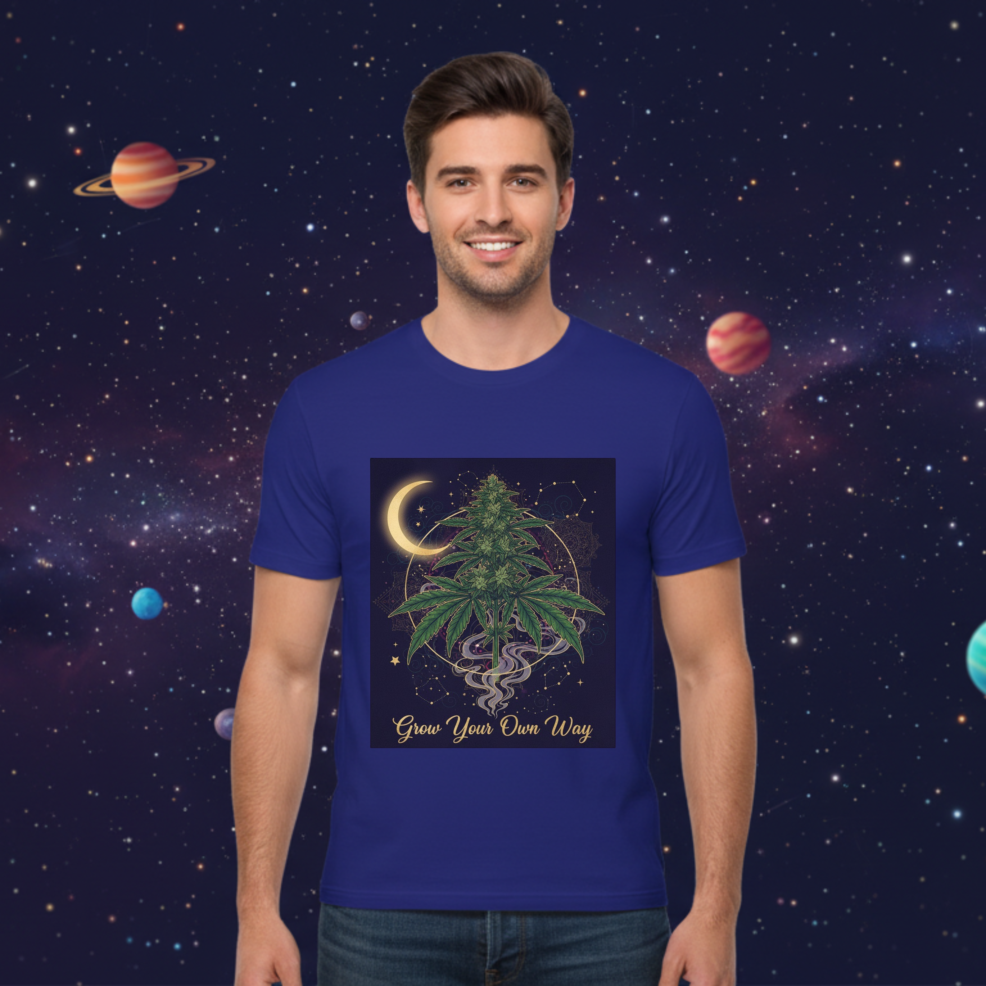 Grow Your Own Way T-Shirt, 420 Space Tee