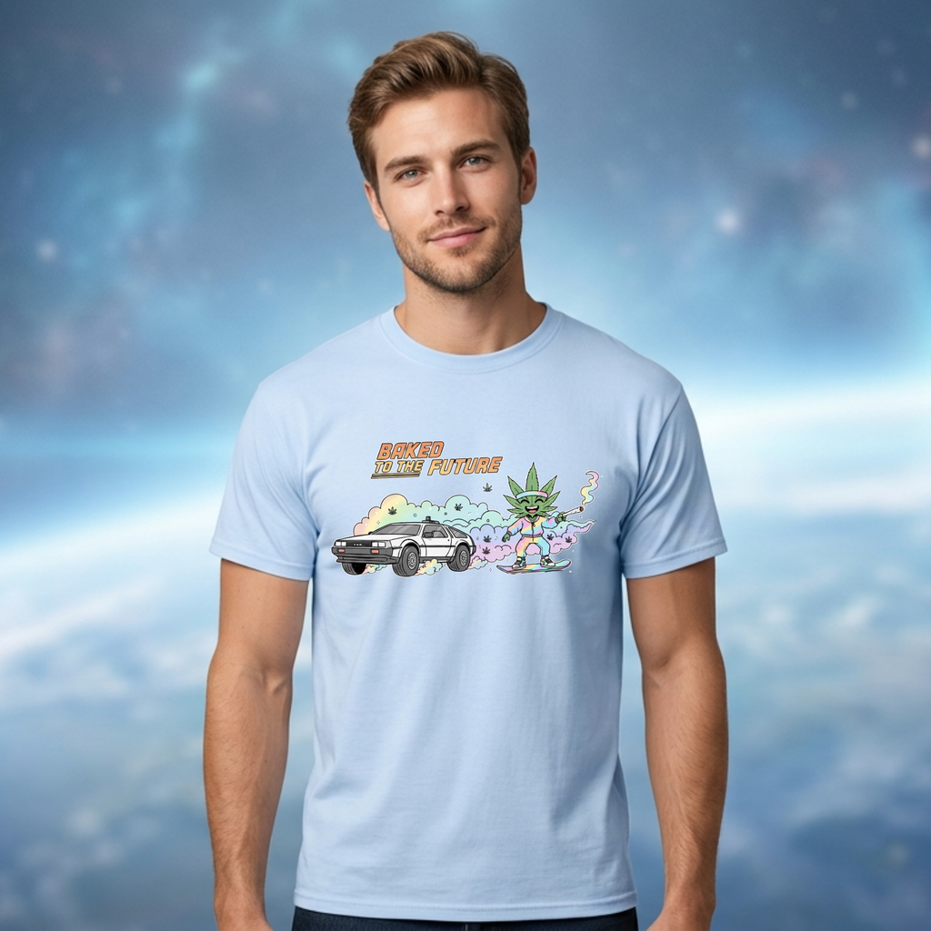 Baked To the Future- Stoner Movie Parody Tee