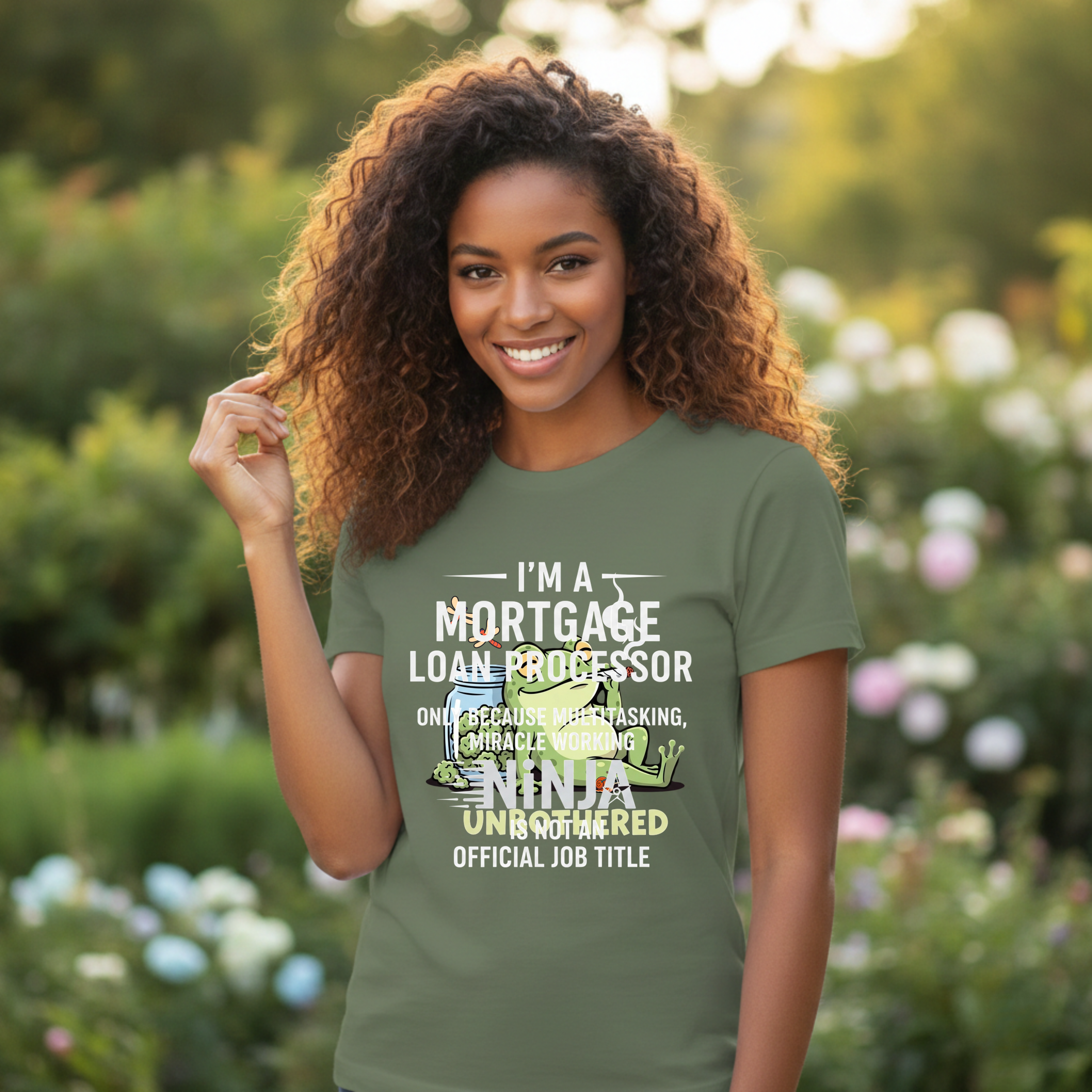 Mortgage Loan Processor Tee | I'm a Mortgage Loan Processor Ninja Typography
