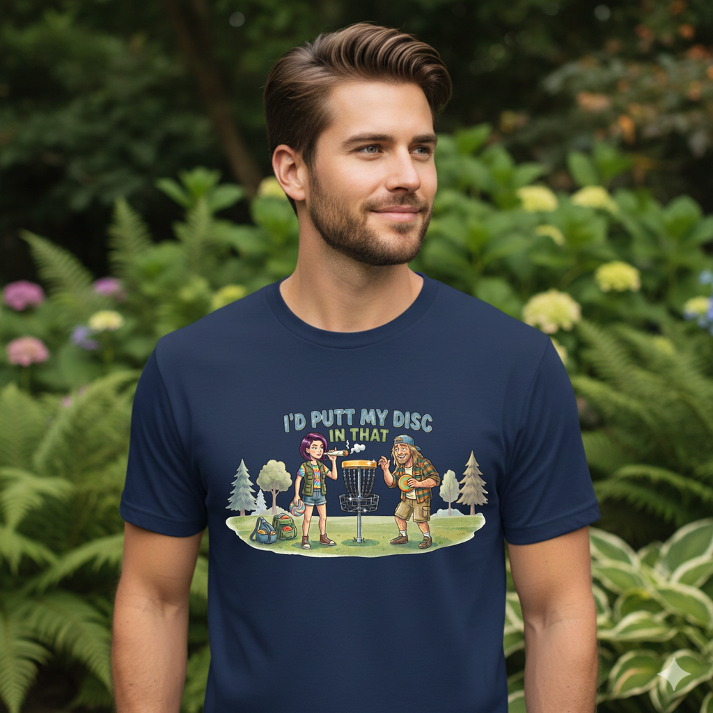 I'd Putt My Disc In That Disc Golf T-Shirt