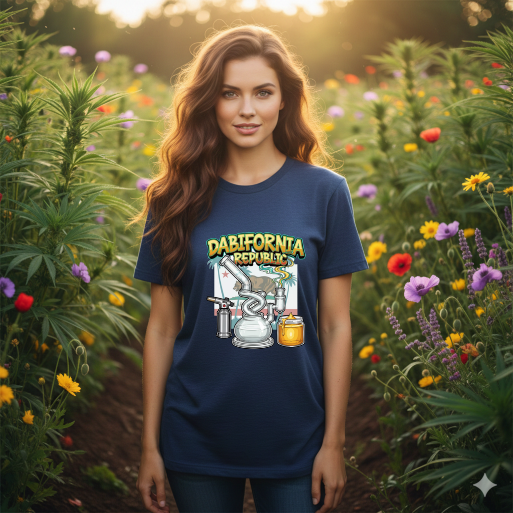 Dab Shirt Cali 420 Vibes Graphic Tee