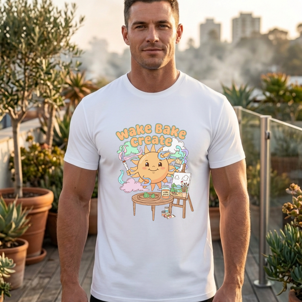 Stoner Artist Tee | Wake & Bake Graphic Shirt