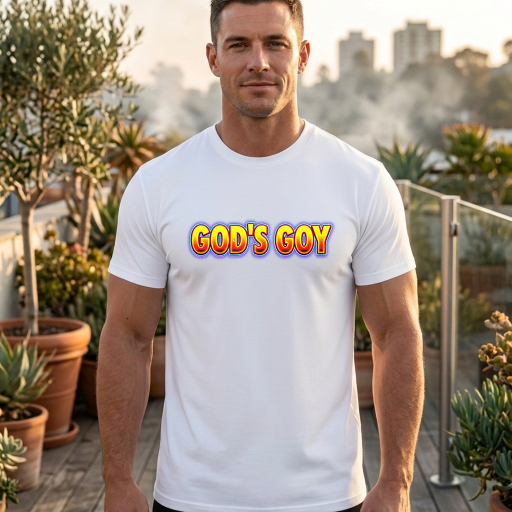 "GOD'S GOY" Bold Retro Graphic Tee