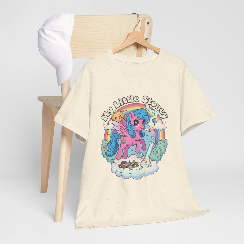 Stony Pony Parody Shirt | 80s Retro Cartoon Stoner Tee