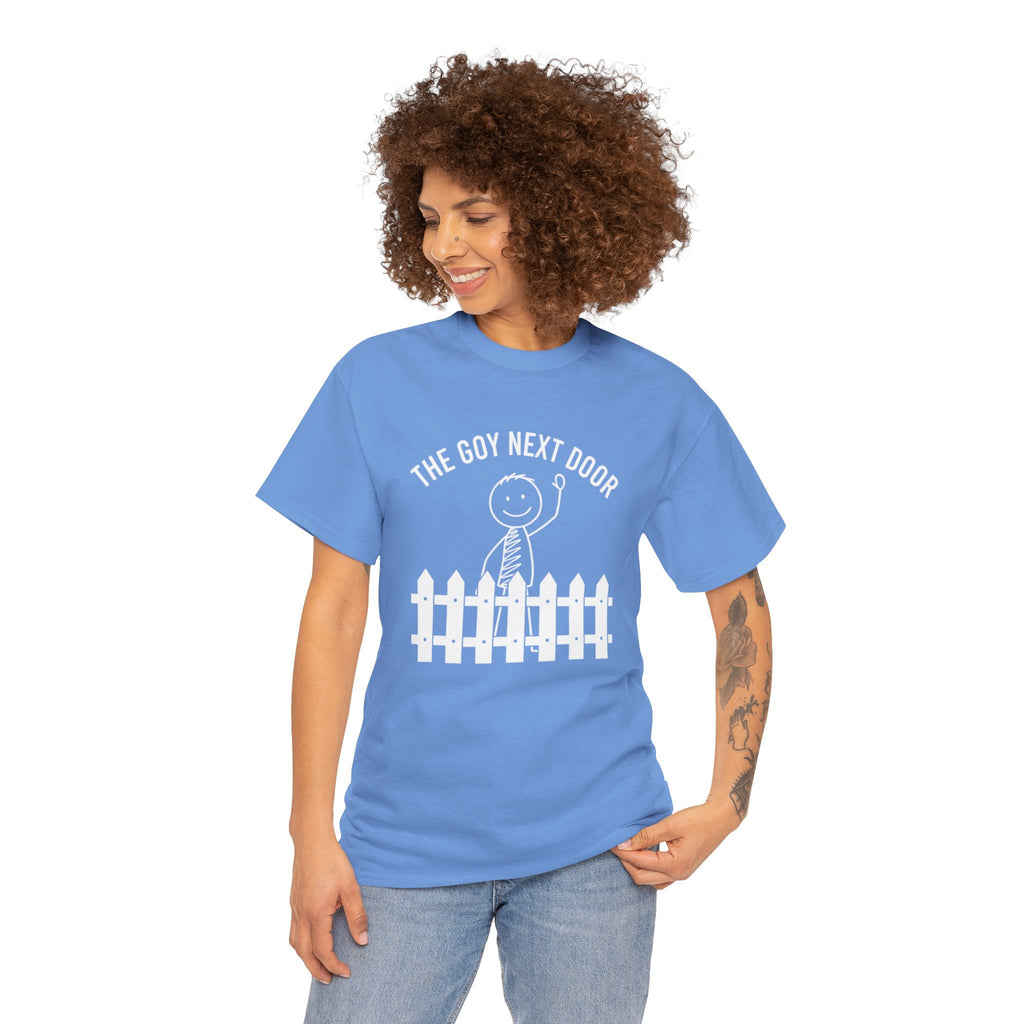 The Goy Next Door Funny Fence Graphic Tee