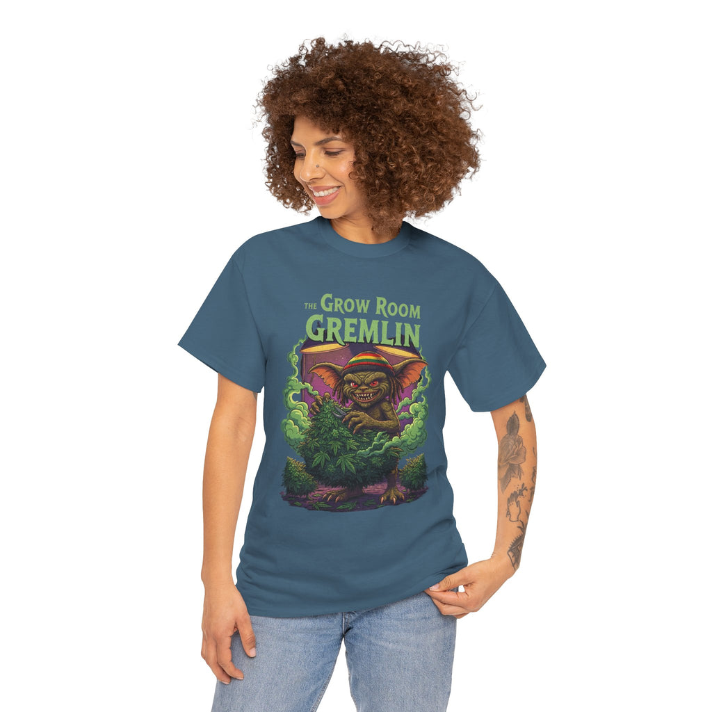 Plant Monster Illustration Grow Room T-Shirt | Stoner Cartoon Nostalgic Tee