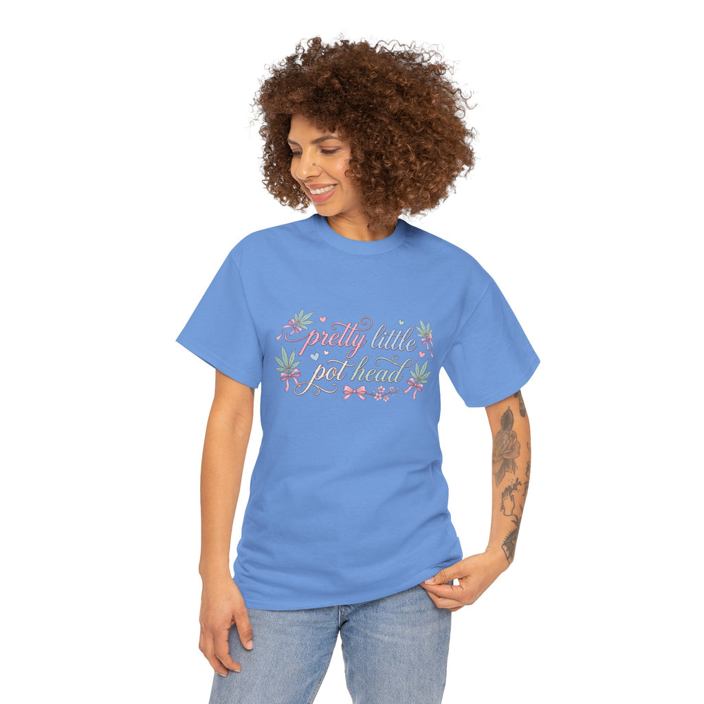 Pretty Little Pot Head Floral Script Tee