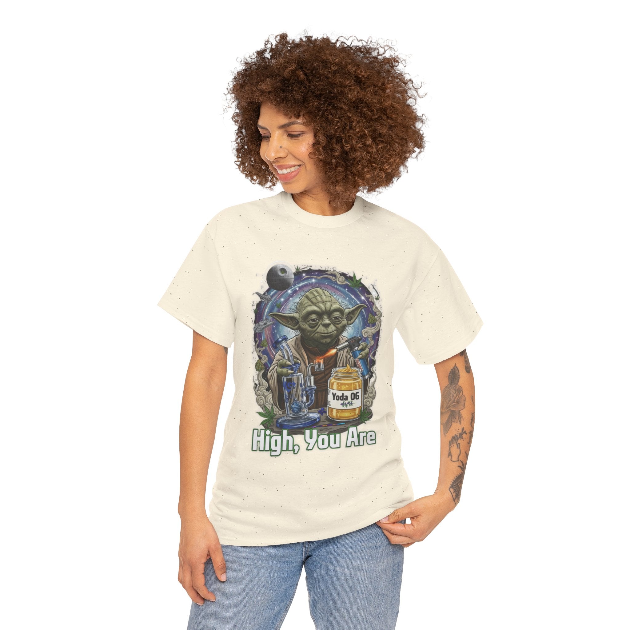 High You Are Space Wizard Tee | 420 Stoner Parody, Retro Nostalgic Graphic