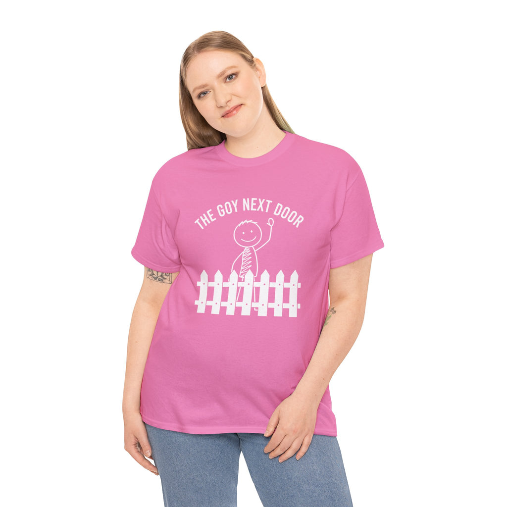 The Goy Next Door Funny Fence Graphic Tee