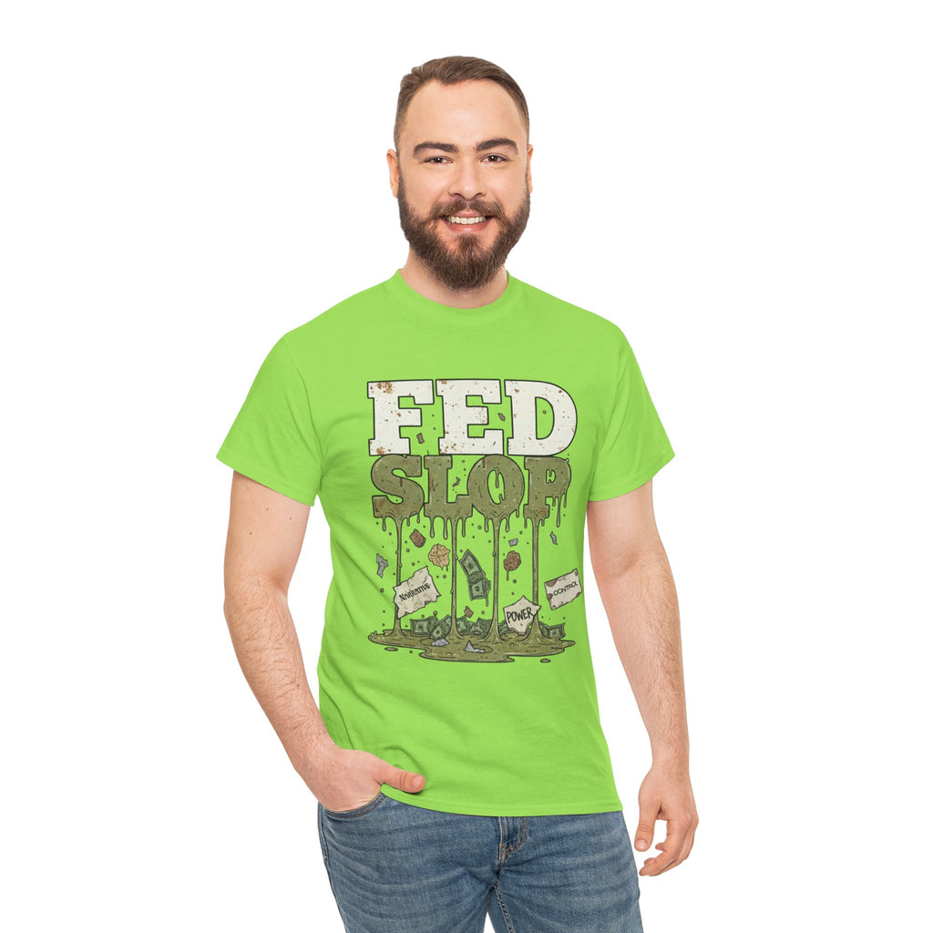 Fed Slop Military MRE Mess Hall Vintage Grunge T-Shirt | Conspiracy Critical Thinking