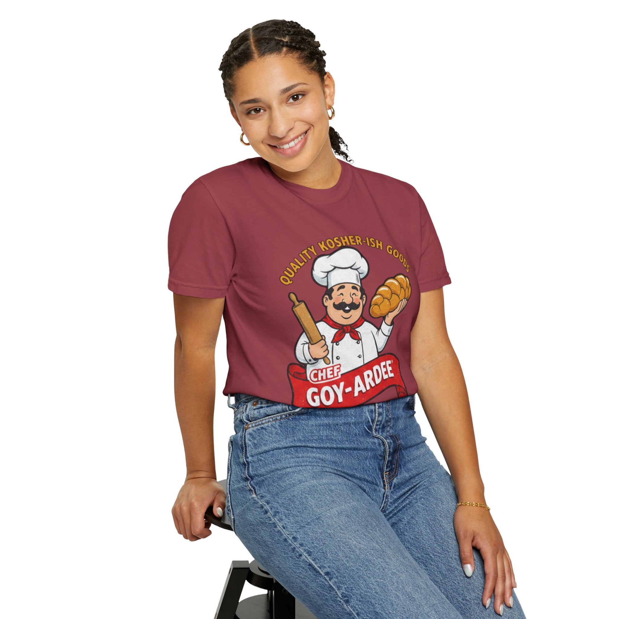 Chef Goy-Ardee graphic T-Shirt | Vintage Cartoon Baker Logo