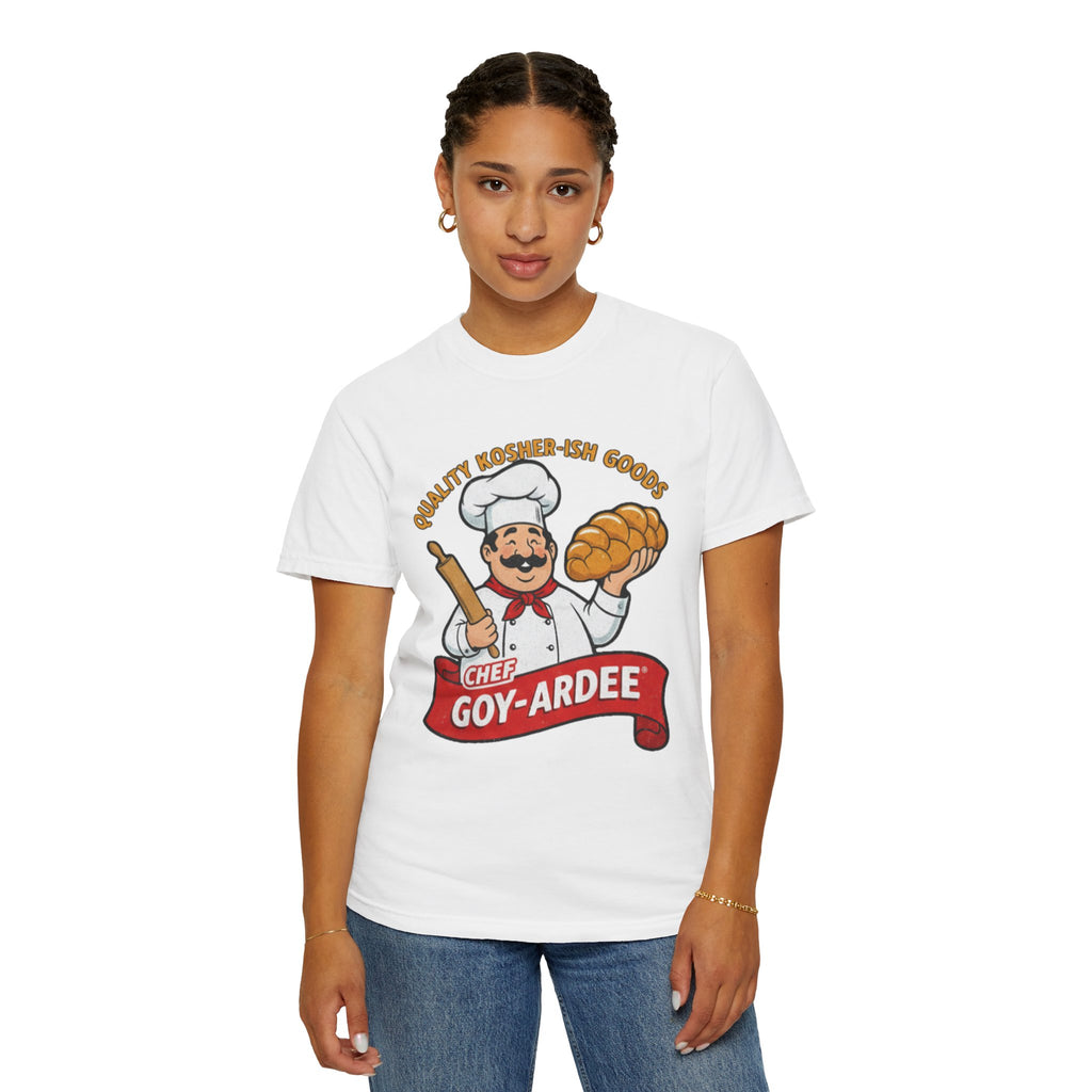 Chef Goy-Ardee graphic T-Shirt | Vintage Cartoon Baker Logo