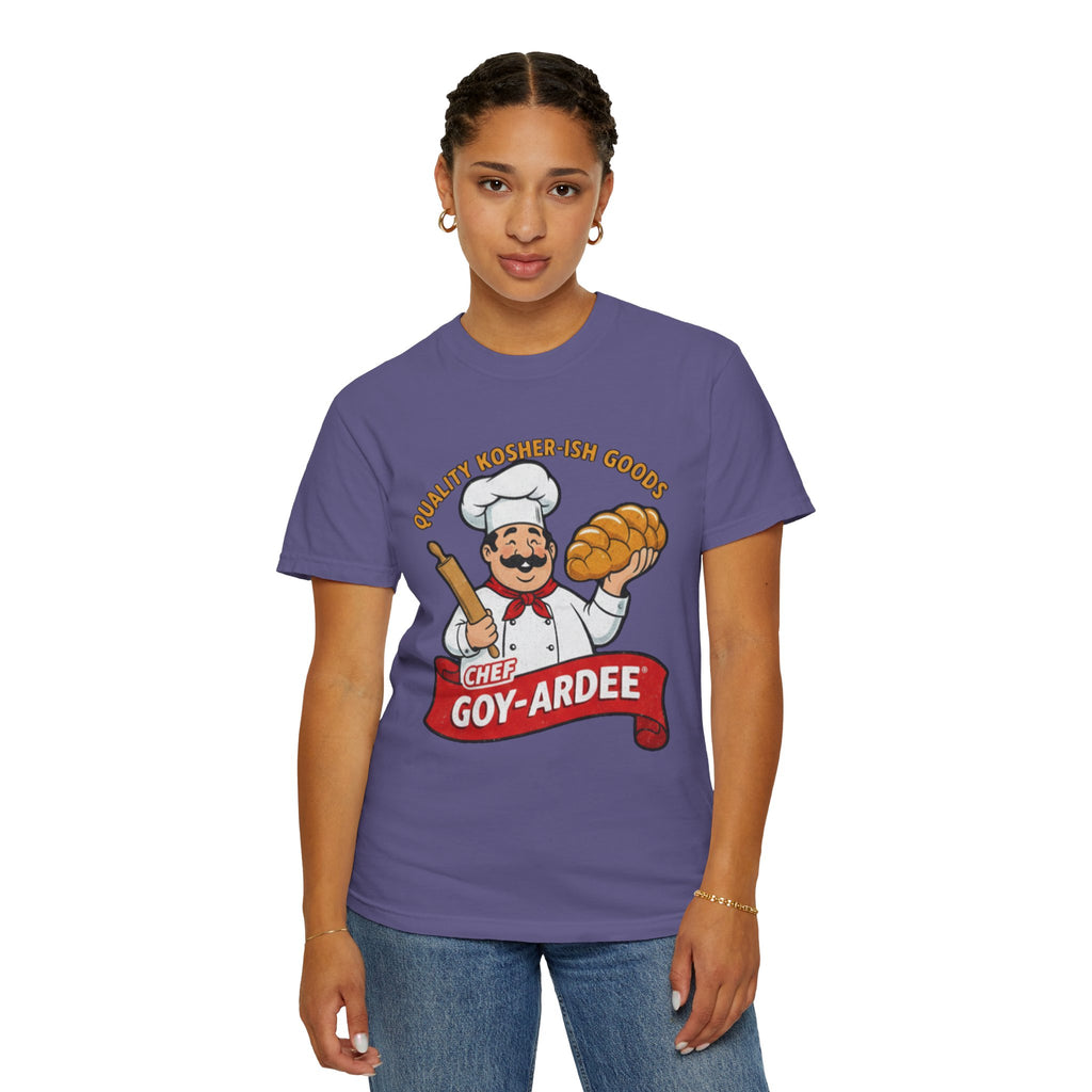 Chef Goy-Ardee graphic T-Shirt | Vintage Cartoon Baker Logo
