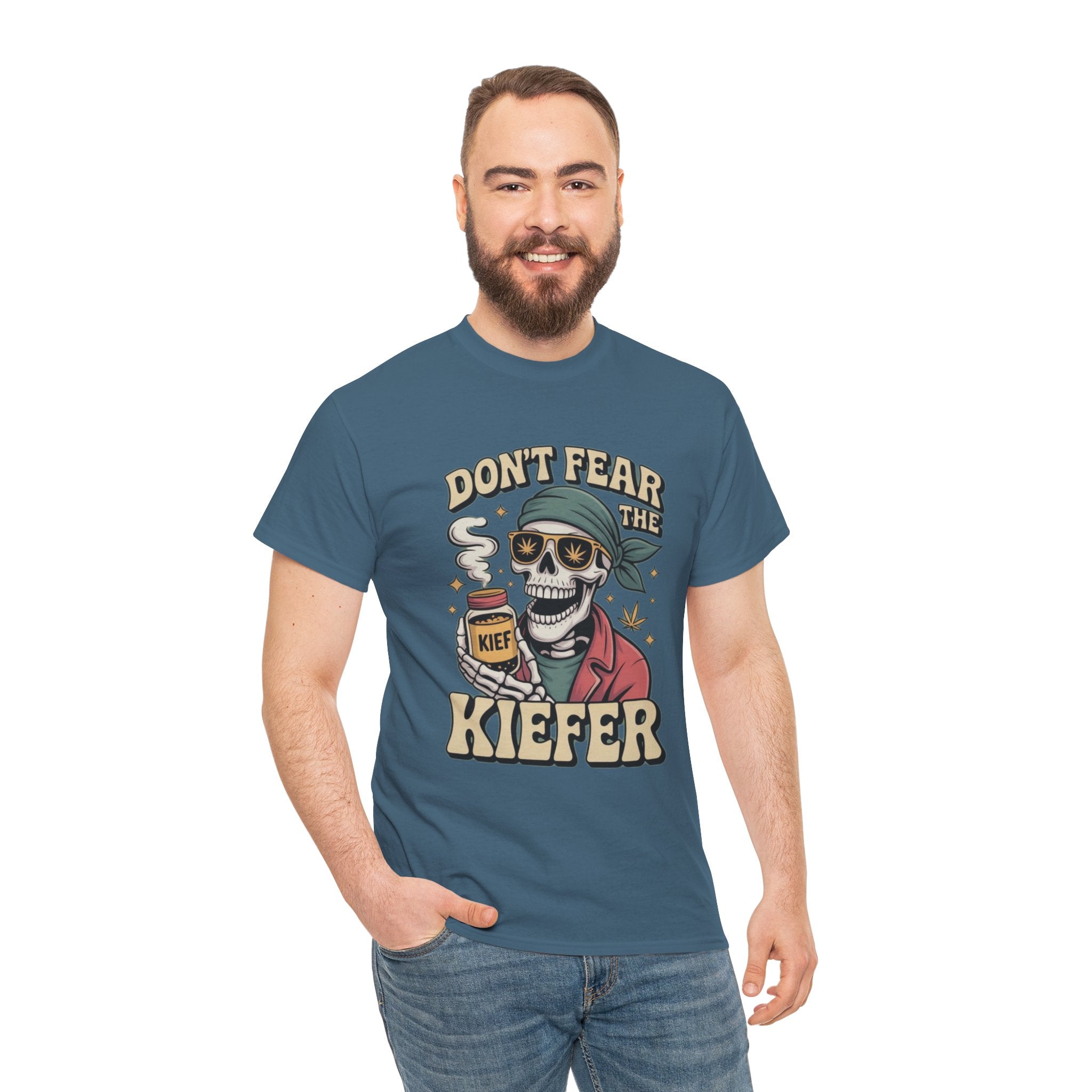 Don’t Fear the Kief Skeleton Tee | Funny Stoner Graphic Shirt