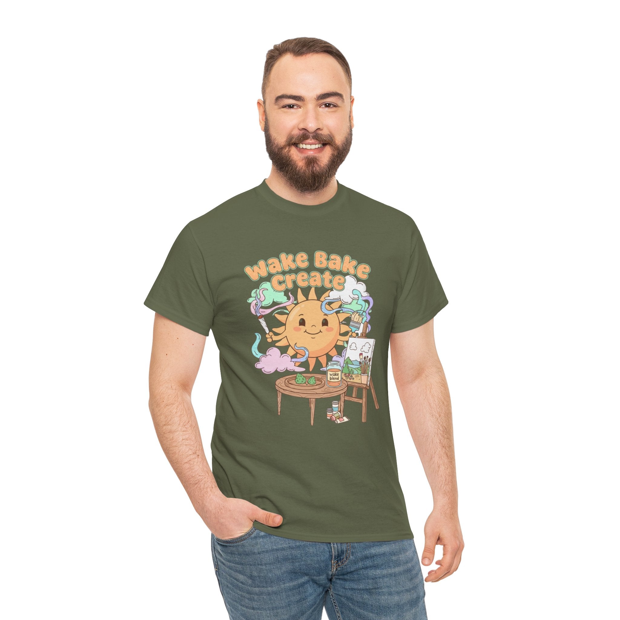 Stoner Artist Tee | Wake & Bake Graphic Shirt