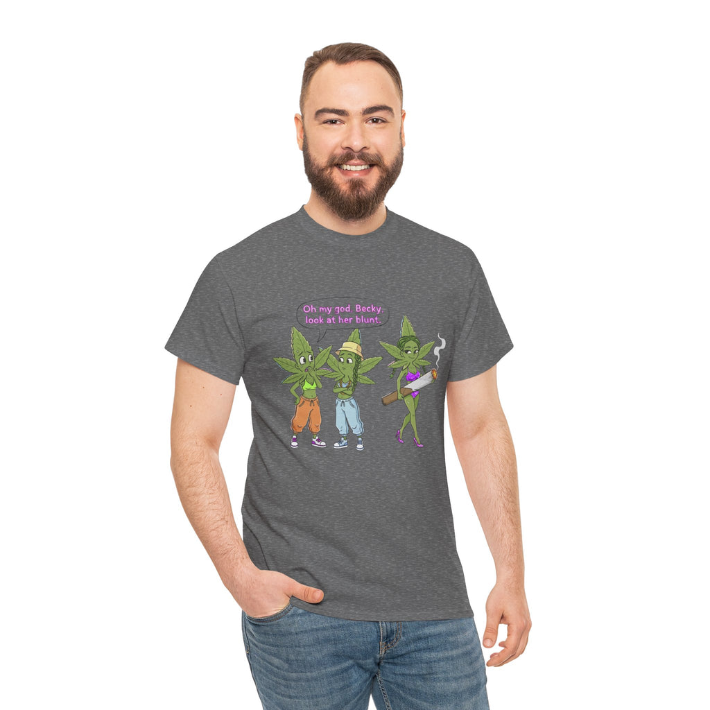 Look at her Blunt- Parody Weed Stoner Hip Hop Tee, Funny 90s Shirt