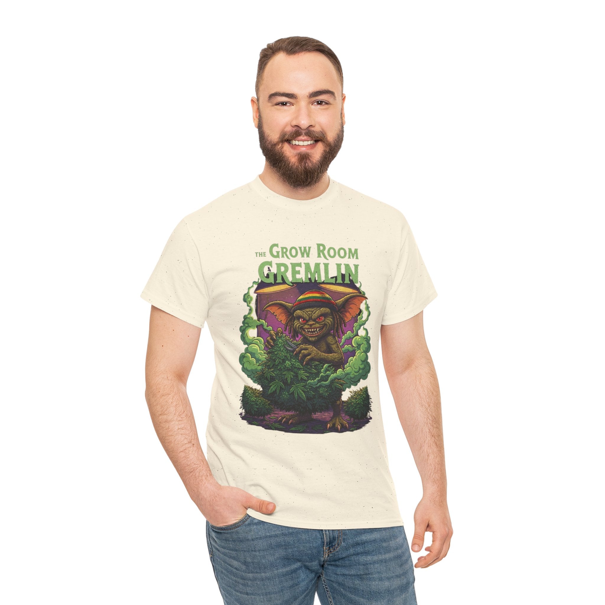 Plant Monster Illustration Grow Room T-Shirt | Stoner Cartoon Nostalgic Tee
