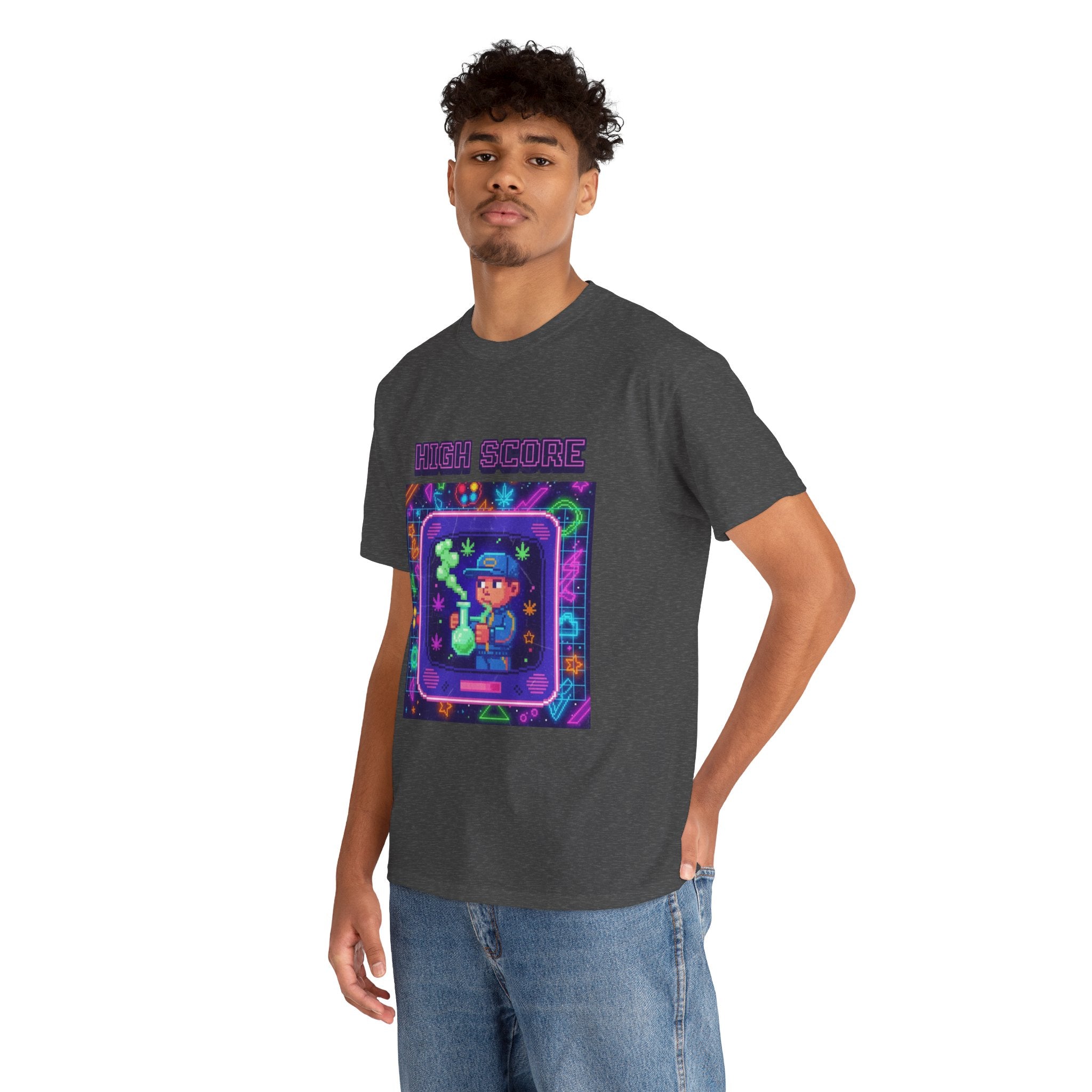 Retro Gamer Unisex Tee, High Score Tee, Video Game Shirt, Gamer Gift, Nostalgic Apparel, Fun Casual Wear