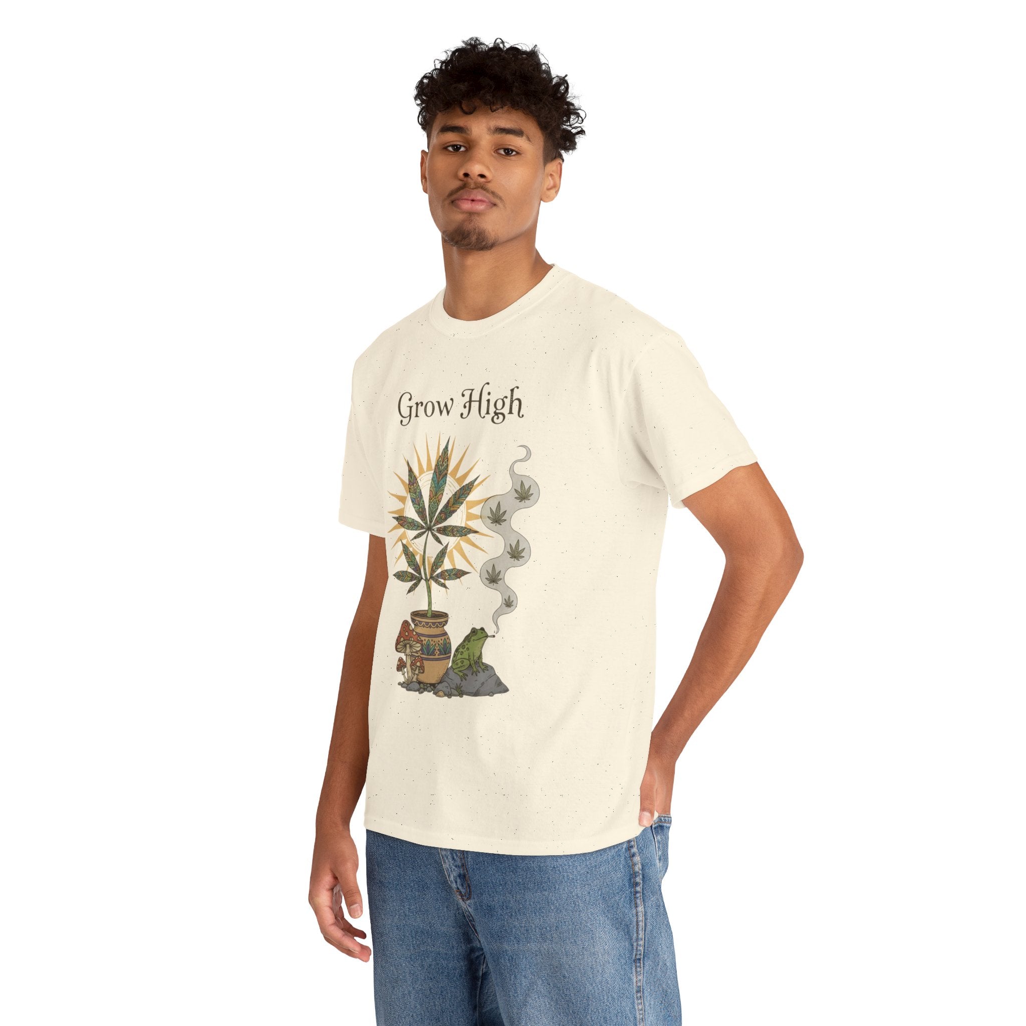 Grow High 420 Tee- Funny Garden Shirt