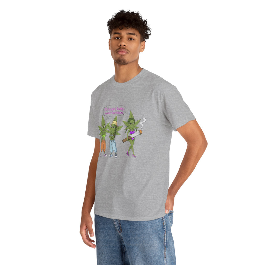 Look at her Blunt- Parody Weed Stoner Hip Hop Tee, Funny 90s Shirt