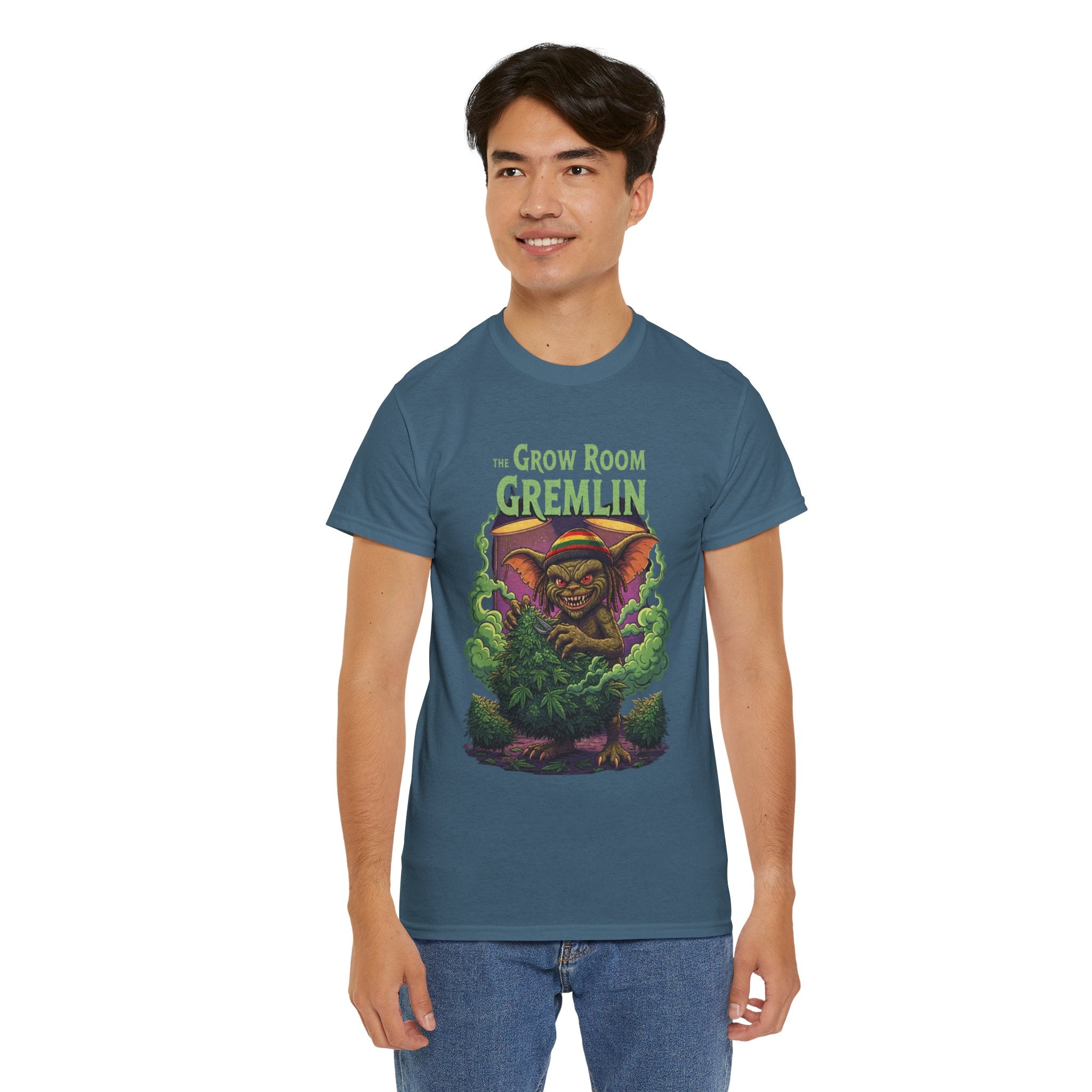 Plant Monster Illustration Grow Room T-Shirt | Stoner Cartoon Nostalgic Tee