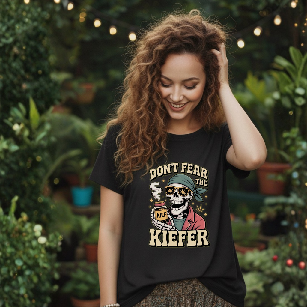 Don’t Fear the Kief Skeleton Tee | Funny Stoner Graphic Shirt